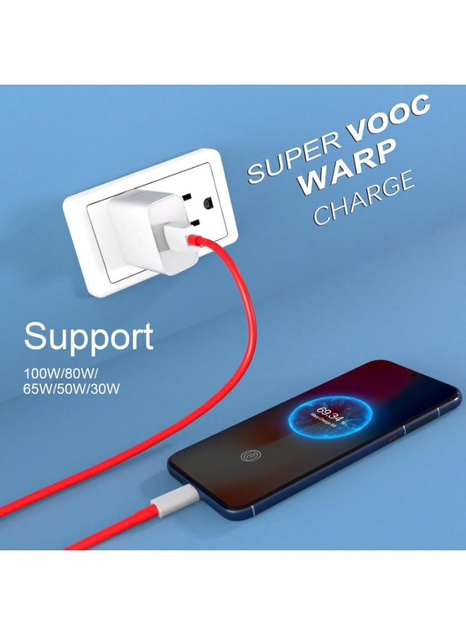 100W Type C Fast Wall Charger Compatible with Oneplus 15/14/13/12/12R/11/Nord N30/N20/N10 /10 PRO/9 PRO/8/8T/7/7T PRO/6T/5 5T/3/3t/Nord N100/N200/N300/Nord 2 /CE2 , and Also compatible with Oppo Reno 14/13/12/11/10/9/Find X9/X8/X7/X6/X5 - Image 4